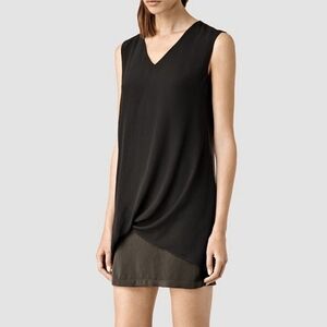 All Saints Nocturna Tunic Dress Size 2
